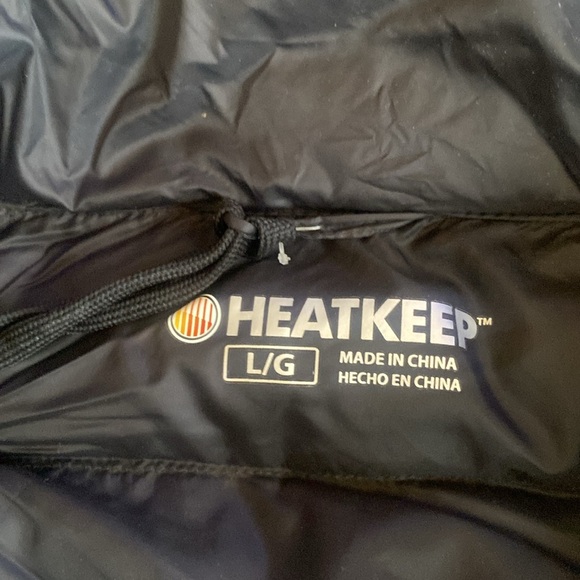 NWT Men’s Light Down Puffer L Black - Picture 5 of 9